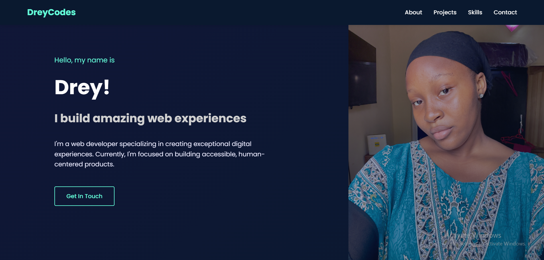 portfolio website